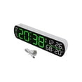 thumbnail image 6 of Led Digital Alarm Clock Temperature Humidity Date Brightness Adjustable 2 Alarms, 6 of 9