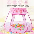 thumbnail image 5 of Children's Tent Foldable Star Portable Mosquito Net Polyester Play House Mat Hexagonal Mesh Indoor Kids Play Space Easy to Install Store, 5 of 5