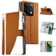thumbnail image 3 of Funda cartera GANGXUN para Xiaomi Redmi Note 13 Pro 5G , cuero PU con tarjetero, cremallera, correa de mano, soporte y protección 1220°, 3 of 6