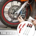 thumbnail image 3 of y UrbanMingle F Tire Spoon Levers Dirt Bike Motorcycle Tire Repair Kit Changing Tools 11.61 Inch with 3 Tire Spoon Levers 3 Rim Protectors and Durable Red Bag, 3 of 5