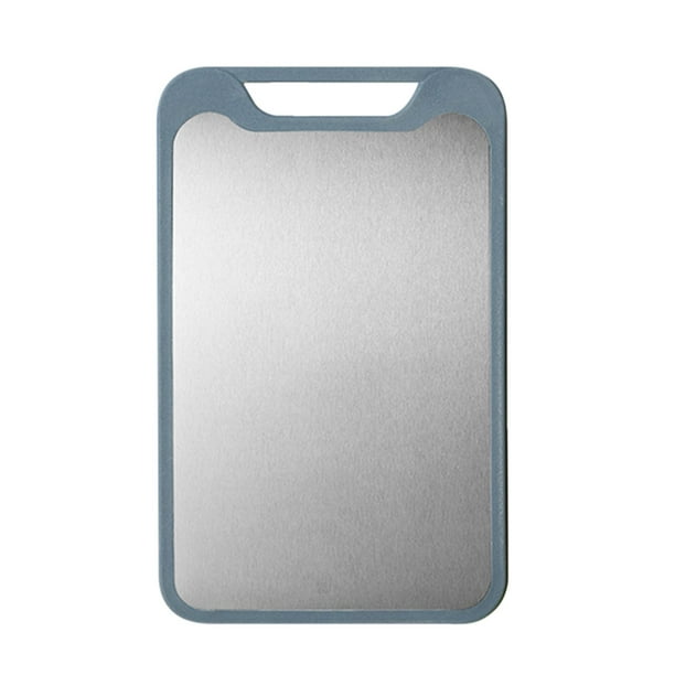 Tabla de cortar de acero inoxidable | Tabla de cortar de grado alimenticio 304 para carne, frutas y verduras