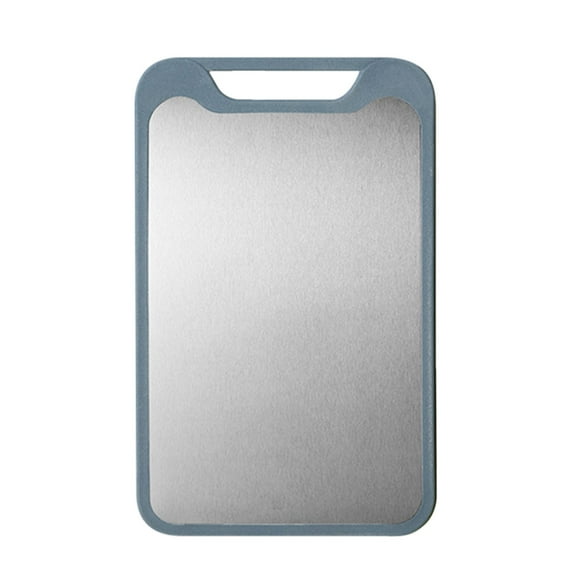 Cutting Board - Stainless Steel Cutting Board For Kitchen 304 Chopping Board Food-Grade For Meat Fruit Vegetables Dishwasher Safe Can Be Hung