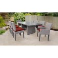 thumbnail image 2 of Florence Rectangular Outdoor Patio Dining Table 6 Armless Chairs, 2 of 2
