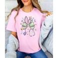thumbnail image 6 of Fun Easter Nurse Shirt for Women - Cute Bunny Bow Stethoscope Graphic Tee Pink Shirt Adult Small, 6 of 7