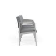 thumbnail image 4 of Lenox Steel Reception Waiting Room 3 Seats Chair / Silver Steel / Gray, 4 of 5