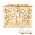 thumbnail image 2 of POINTERTECK Wooden Wedding Card Box Business Card Boxes Party Favor Decor (JM01367), 2 of 10