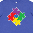 thumbnail image 4 of Inktastic Autism Awareness Month Puzzle Youth T-Shirt, 4 of 5