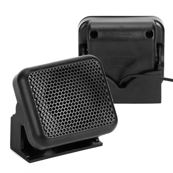 Wchiuoe Haut-Parleur Externe pour Voiture, Mini Haut-Parleur Externe NSP-100 Bidirectionnel CB pour Voiture Compatible avec FT-847 Pieds-920 Pieds-950 Pieds-2000