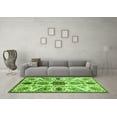thumbnail image 3 of Ahgly Company Indoor Rectangle Oriental Green Modern Area Rugs, 5' x 7', 3 of 4