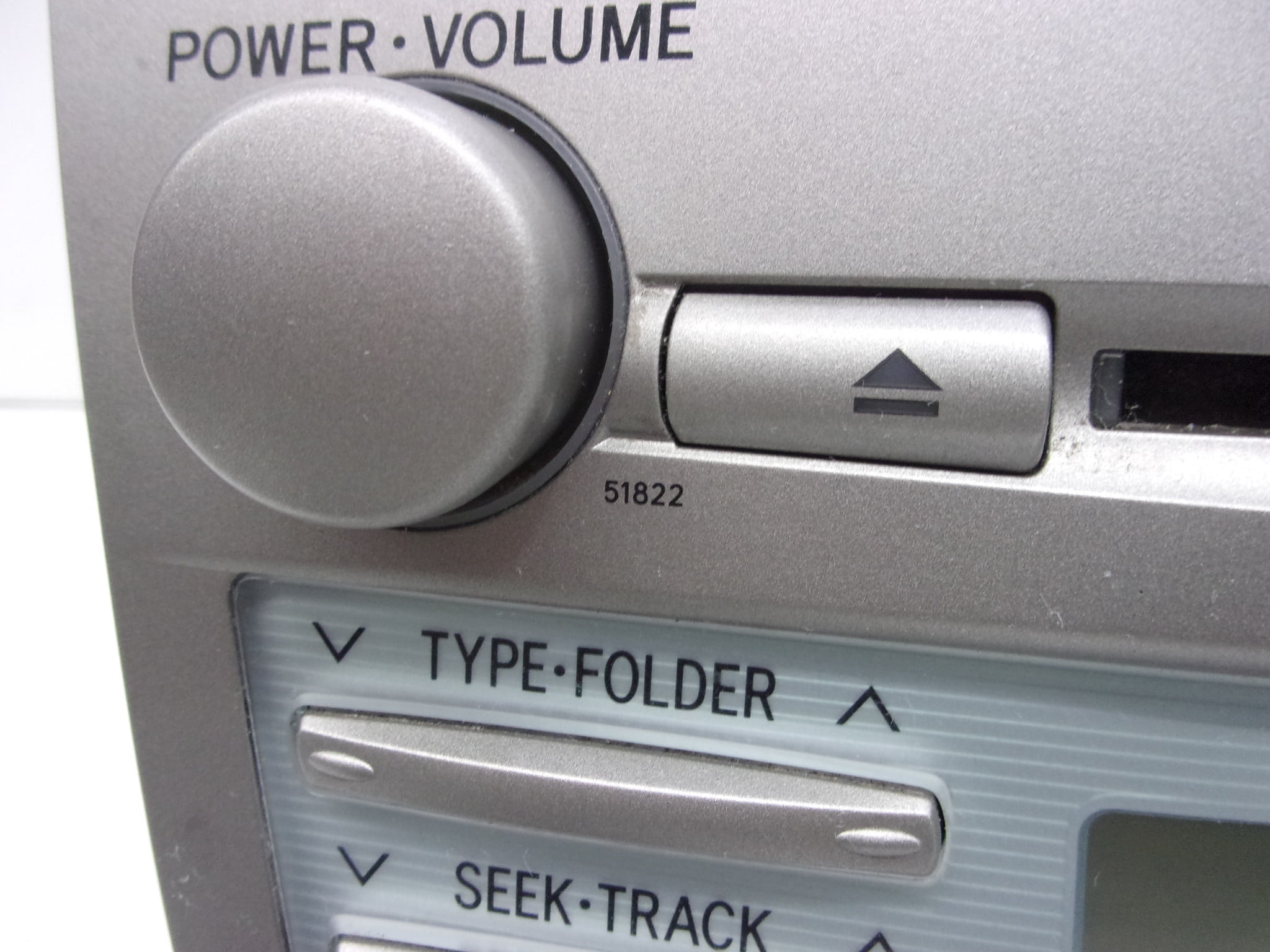 Pre-Owned 2007-2009 Toyota Camry Radio Receiver w/ Satellite CD Player 86120-33A00 OEM - Verify Specific Vehicle Fitment In Description - (Good)