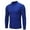 Blue, variant on Snorda Men's Standard Slim-fit Long-Sleeve T-Shirt - Solid Color Casual Comfortable Elastic Slim Mid-Collar Mens Long Sleeve T Shirts