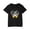 Black, variant on AUNVITO Girl's Tops Toddler Kids Boys Girls Cotton T-shirt Fashion Cute Round Neck Print Tee Short Sleeve Top