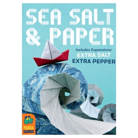 Pandasaurus Sea Salt and Paper + Extra Salt and Pepper Family Strategy Card Game for Ages 8+, from Asmodee (Walmart Exclusive)