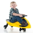 thumbnail image 3 of Lil’ Rider Wiggle Car for Ages 3 and Up, Yellow, 3 of 7