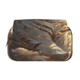 thumbnail image 2 of Disketp Golden White Tiger Estuche de Lápices de Doble Capa con Tapa Abatible y Cremallera, Organizador Escolar para Adolescentes y Adultos, 2 of 7