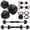 55LB Weight Set, variant on UPGO Adjustable Dumbbells,70lbs Free Weight Set with Connector,5 in1 Dumbbells Set as Barbell,Kettlebell,Push up Stand,Weight Plate,Fitness Exercises for Home Gym Suitable Men/Women