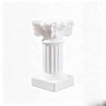 thumbnail image 2 of White Roman Column Candle Holders Set of 3-Resin Pillar Candlesticks for Home Decor, Wedding Centerpieces, Photography Props, 2 of 7