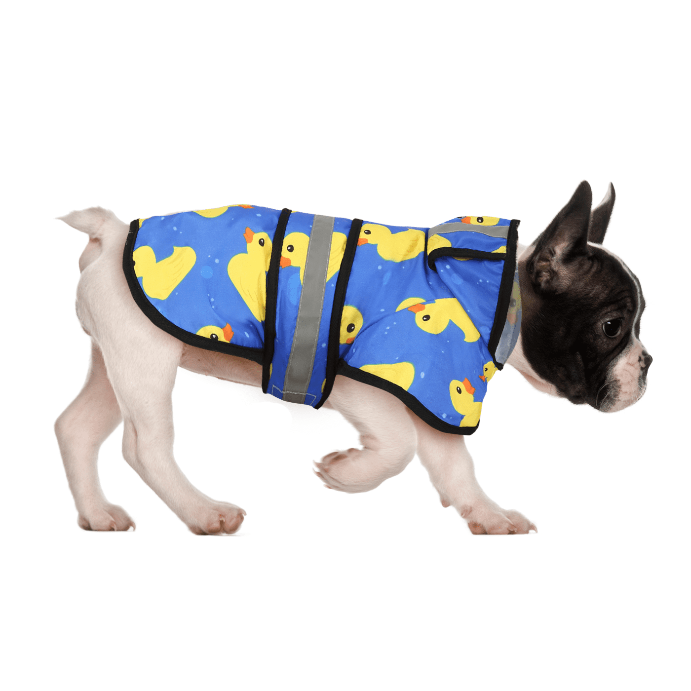 Rubber Ducks, X-Large HDE Dog Raincoat Hooded Slicker Poncho for Small to X-Large Dogs and Puppies