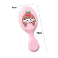 thumbnail image 4 of TNOBHG Soft Bristle Hair Comb Girls Mini Hair Brush Soft Bristles Scalp Massage Cartoon Vegetable Design Portable Hair Detangling Styling Comb Kids, 4 of 8