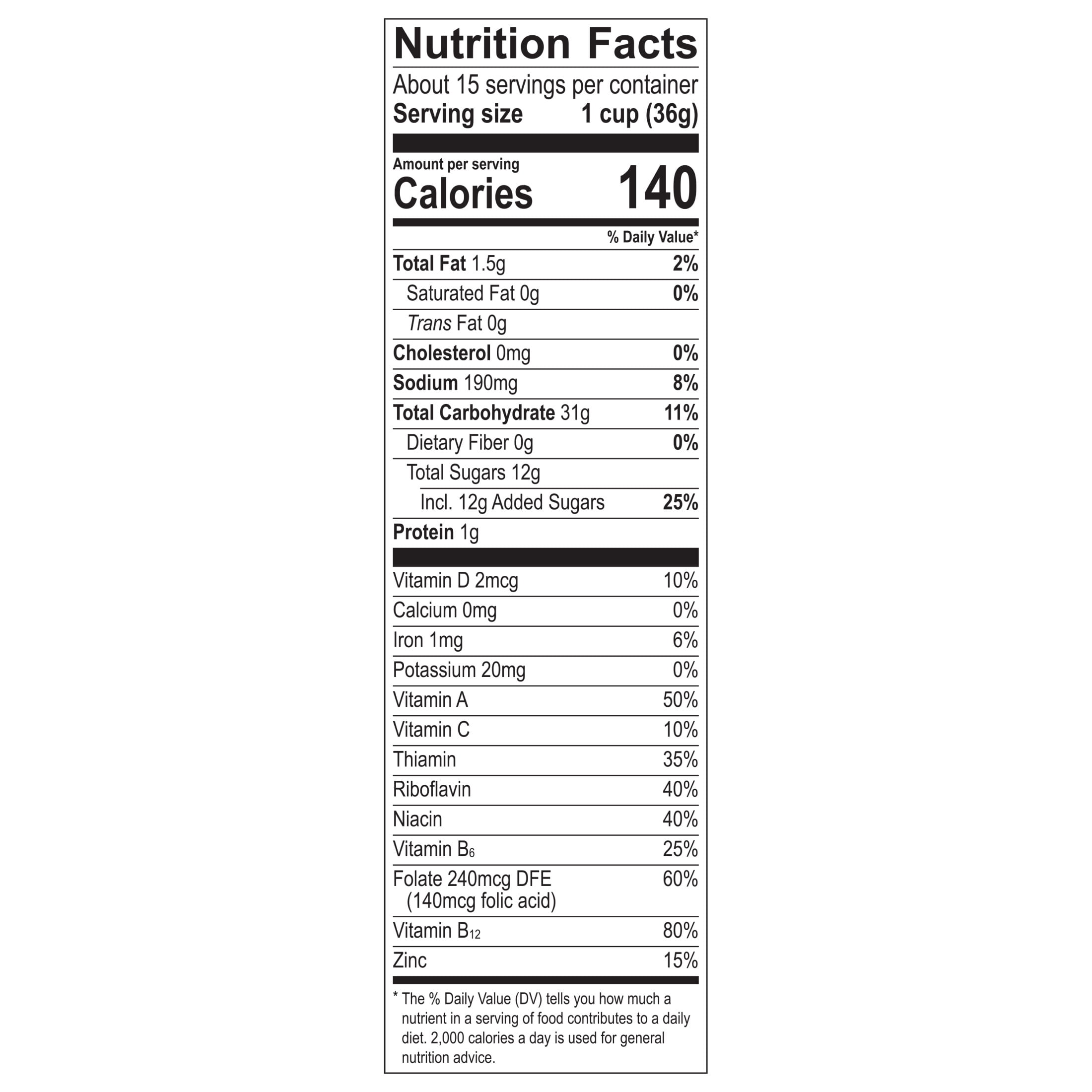 Birthday Cake Pebbles Breakfast Cereal, Gluten Free, 18.5 oz