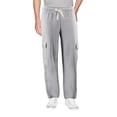 thumbnail image 1 of Men's Drawstring Fleece Lined Athletic Sport Fitness Gym Jogger Sweat Pants (Grey, 5XL), 1 of 2