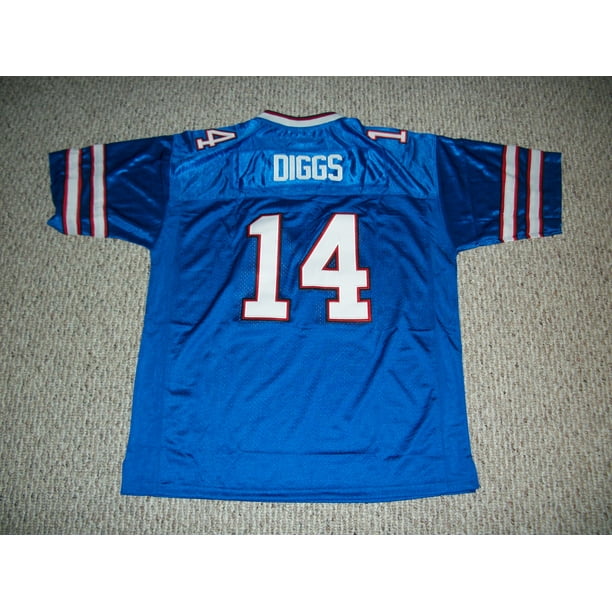 Unsigned Stefon Diggs Jersey #14 Buffalo Custom Stitched Blue Football New  No Brands/Logos Sizes S-3XL