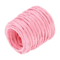Raffia Paper Craft Rope Packing Rope 13.1 Yards Handmade Twisted Paper Craft String/Cord/Rope Light Pink