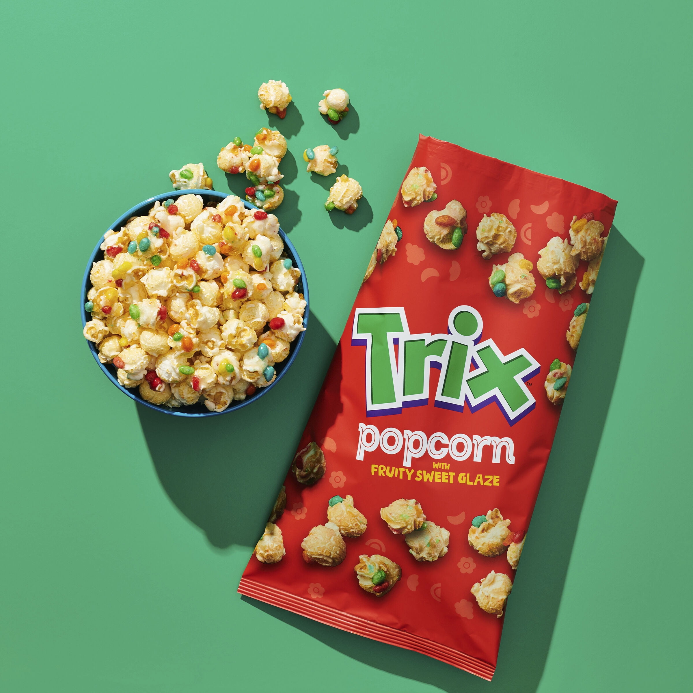 Trix Popcorn Snack with Fruity Sweet Glaze, Snack Bag, 7 oz