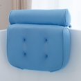 thumbnail image 2 of Almohada de baño de lujo de gran tamaño, azul brillante, almohada de baño para soporte de cuello y espalda, malla de aire 3D transpirable para bañera, se adapta a todas las bañeras,, 2 of 5