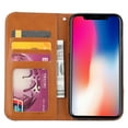 thumbnail image 5 of iPhone XS Max 6.5" Case, Vintage PU Leather Folio Style Kickstand Shock-Absorbing Anti-Scratch Cards & Money Pocket Wallet Cases and Covers for Apple iPhone XS Max 2018 Released, Brown, 5 of 7