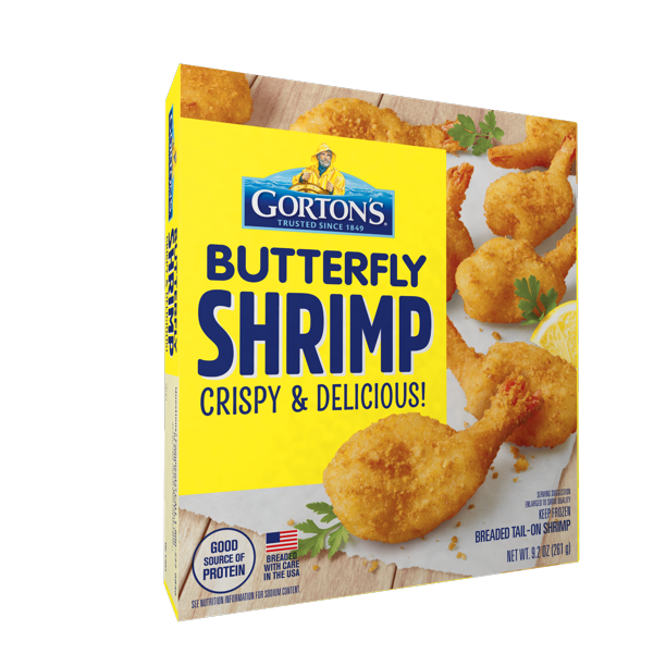 Gorton’s Butterfly Shrimp 100 Whole Shrimp, with Crunchy Panko