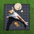 thumbnail image 5 of Extra Large Picnic Blankets Waterproof Foldable (80 "x 80") Beach Blanket Waterproof Sandproof,3-Layer Thicking Mat Outdoor Packable Camping Blanket, 5 of 6