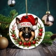thumbnail image 3 of German Shepherd Wreath Ornament, Customized German Shepherd Ornament Christmas 2025, Personalized German Shepherd Name Ornament, German Shepherd Ornament, Gifts for Pet Lover, Dog Ornament Dzdu5v, 3 of 6
