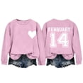 thumbnail image 2 of Vetsdori Valentine Sweatshirts for Women Spring Pullover Shirts Valentine's Days Crew Neck Graphic, Womens Sweatshirts Love Heart, 2 of 6