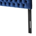 thumbnail image 7 of Velvet Upholstered Tufted Button Queen Headboard and Comfortable Fashional Padded Queen Size headboard, 7 of 7