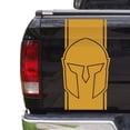 thumbnail image 1 of Spartan Helmet Decal Gladiator Sticker Truck Tailgate Vinyl Decal Compatible with Most Pickup Trucks Rear Graphic (11" x 25", Imitation Gold), 1 of 8