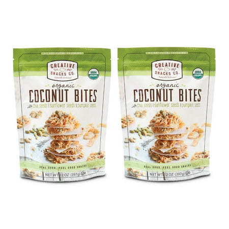 2 PACK | Creative Snacks Organic Coconut Bites (14 oz.)