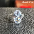 thumbnail image 2 of K-KED Women 925 Silver Filled,Oval Ring Cubic Zircon Delicate Jewelry Fashion Gift Sz 6-10-6, 2 of 6