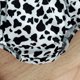 thumbnail image 4 of Ropa Para Bebés Y Niñas, Conjunto Para Niños Pequeños, Manga Larga Con Estampado De Lazo, Baberos Con Estampado De Leopardo De Manga Larga, Color Negro Odeerbi LM103-6210, 4 of 9
