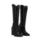 thumbnail image 1 of Platonia | Bota Larga Slim De Tacón Milan Cabra Piel Sintético Negro Para Mujer, 1 of 5