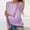 Purple, variant on Women's Round Neck Solid Color Hollow Stitching Long Sleeved T Shirt Long Sleeve Round Neck Solid Color T Shirts Women's Long Sleeve T-Shirt(Green,M)