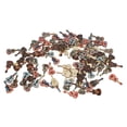 thumbnail image 4 of 100 botones de guitarra de madera para manualidades, bonitos botones de costura con 2 agujeros para marcos de fotos y fundas de teléfono., 4 of 14
