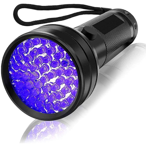 Linterna ultravioleta con luz negra, Vansky 51 Led Blacklight Detector de orina para mascotas para orina de perros/gatos, manchas secas, chinches, a juego con eliminador de olores de mascota