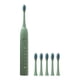 thumbnail image 2 of Cepillo de dientes eléctrico con 6 cabezales y 6 modos de limpieza | Resistente al agua IPX7 | Batería de 60 días de duración | Recargable por USB para adultos, 2 of 9