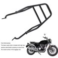thumbnail image 3 of Rear Luggage Holder Shelf, Rear Luggage Rack 5kg Maximum Load Iron Easy Install Oxidation Proof  for CB350 Hness GB350, 3 of 7