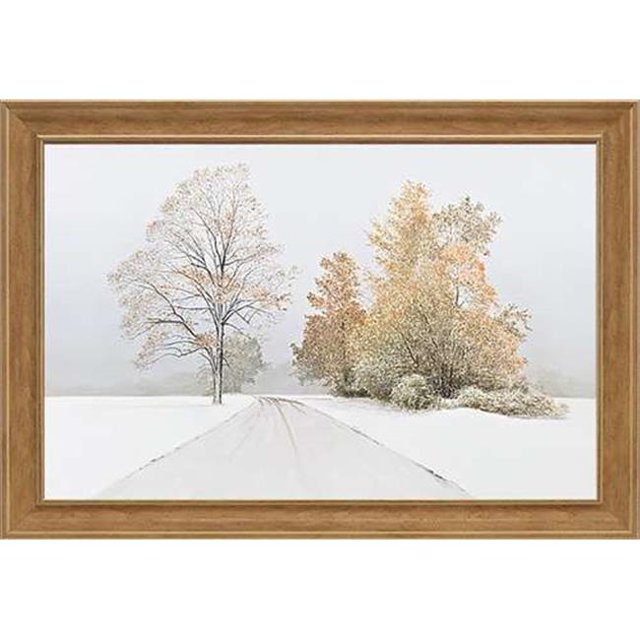 Art N2068 North American Art 39 x 25 Po Automne Neige Encadrée Impression