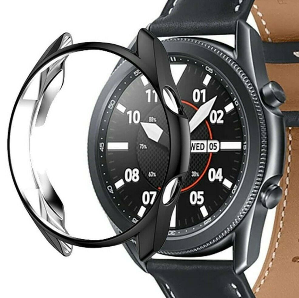 For Samsung Galaxy Watch 3 (41 mm) Case, Clear TPU Protective Cover ...