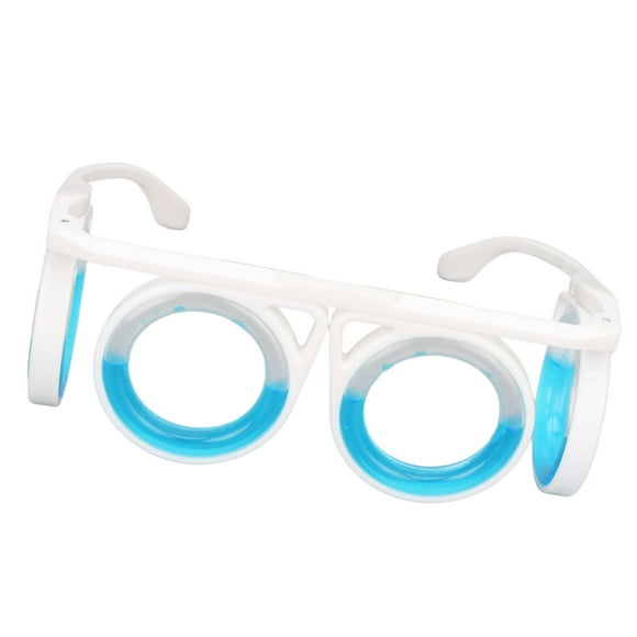 Seasickness Glasses, Lens Free Liquid Glasses Circle Magnetic Adsorption Lightweight Nausea Relief Glasses For Adults For Car Sickness