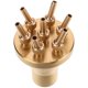 thumbnail image 3 of Fountain Nozzle with Multiple Outlets Water Spray Sprinkler Head for Garden Ponds Landscape Outdoor Water Features Durable Thickened Design, 3 of 5