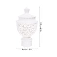 thumbnail image 2 of MLINS  20 Pcs White Adjustable Curtain Rod Plug End Stop Cap, 2 of 8